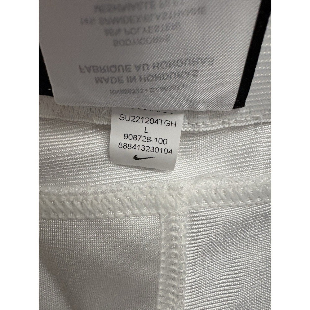 NEW Nike Team Vapor Varsity 3/4 Football Pants White Mens Size LARGE 908728-100 - Picture 3 of 6
